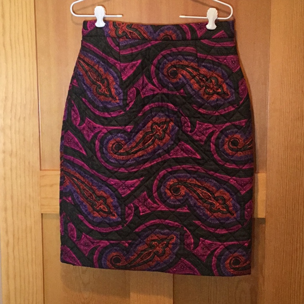 J.W. Anderson Quilted Silk Skirt